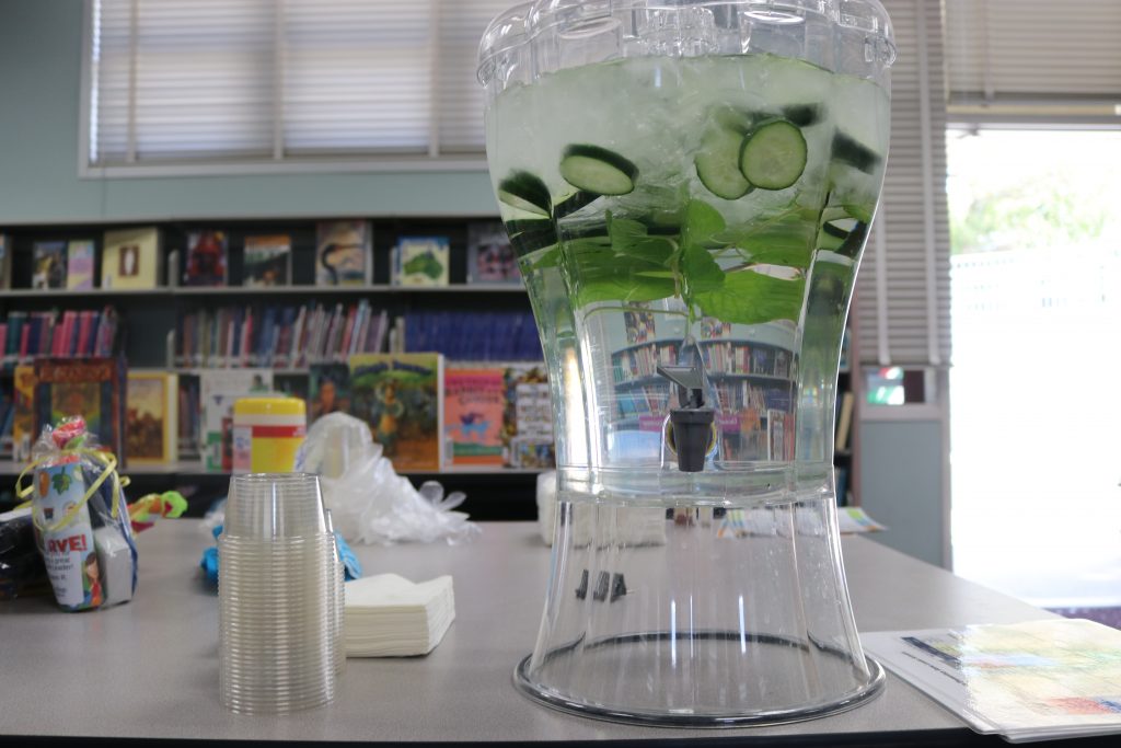 cucumber infused water