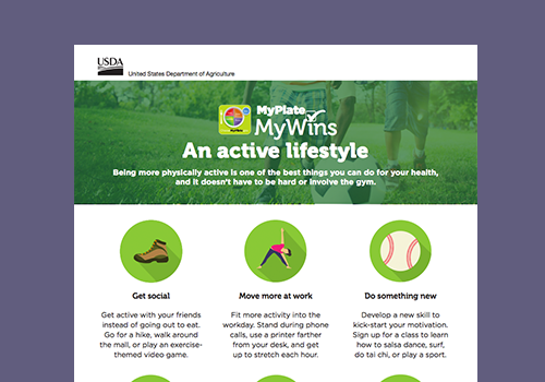 an active lifestyle screenshot