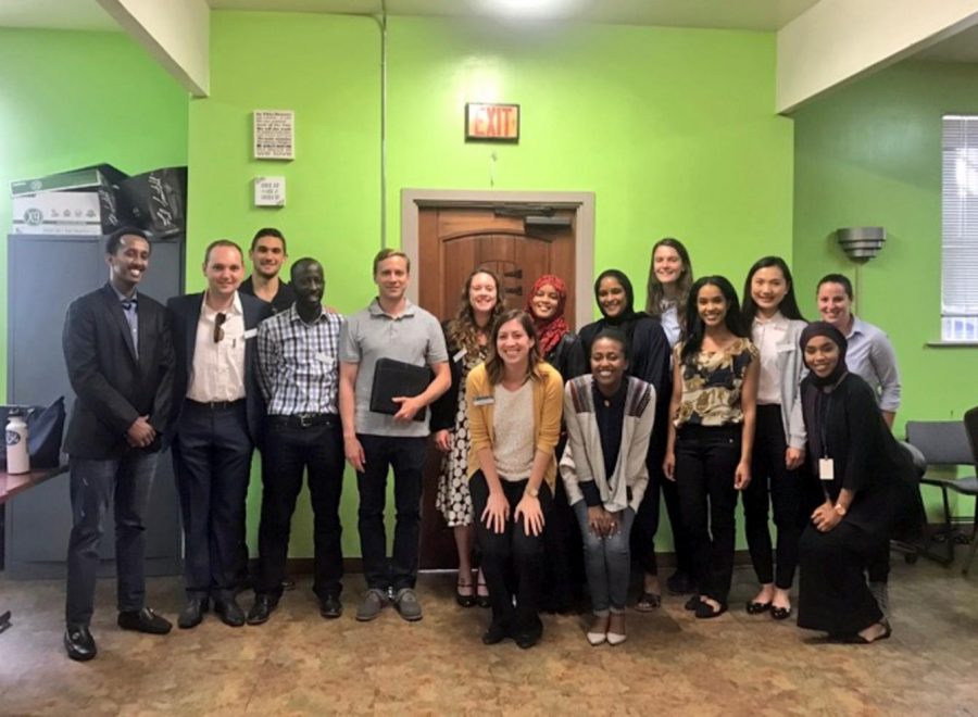 GPS student visit group photo