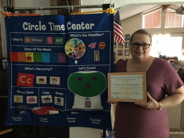 Carman Padilla is the owner of Home for Little Angels, a Navy Family Child Care Home.