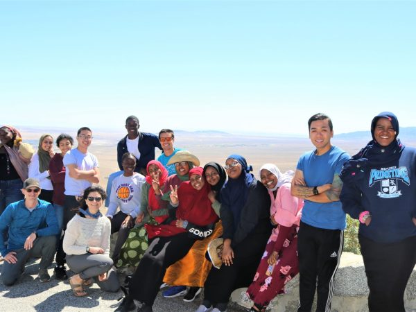 group photo at lookout