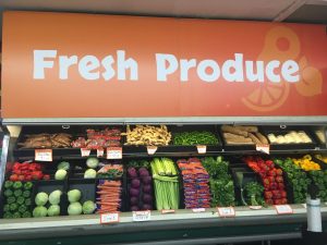fresh produce section