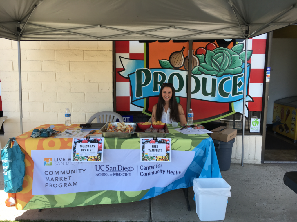 Lea at Monze market table