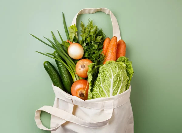 vegetables in a bag
