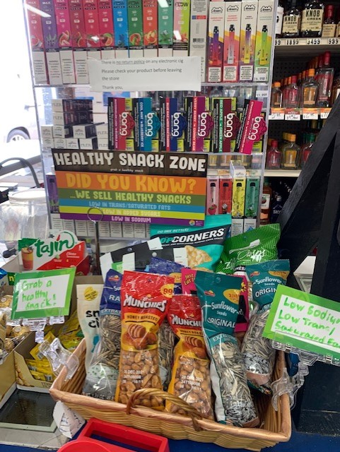 healthy snacks display 2