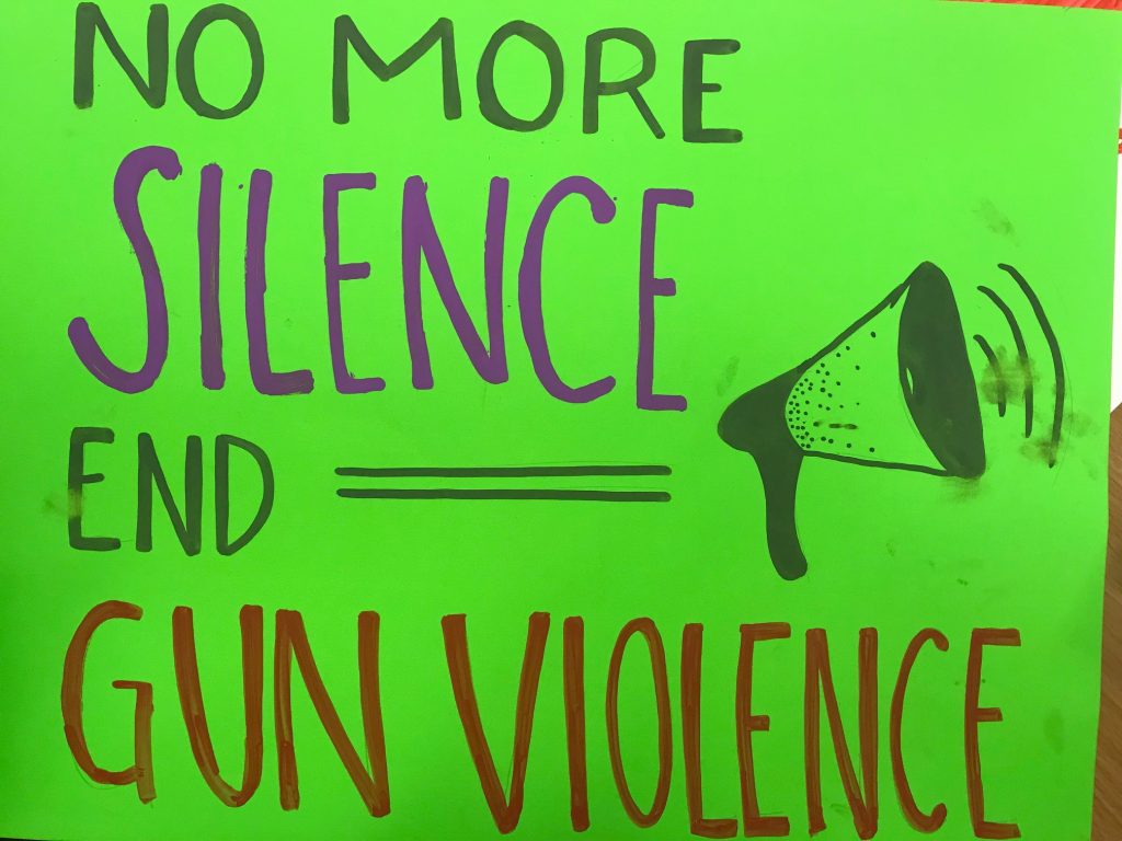 no more silence, end gun violence